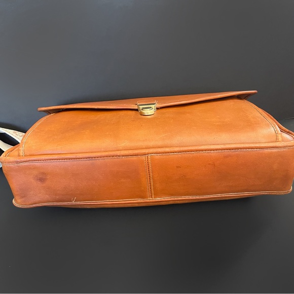 Coach Vintage Morgan Briefcase British Tan Touch-lock Clos… - Picture 10 of 16